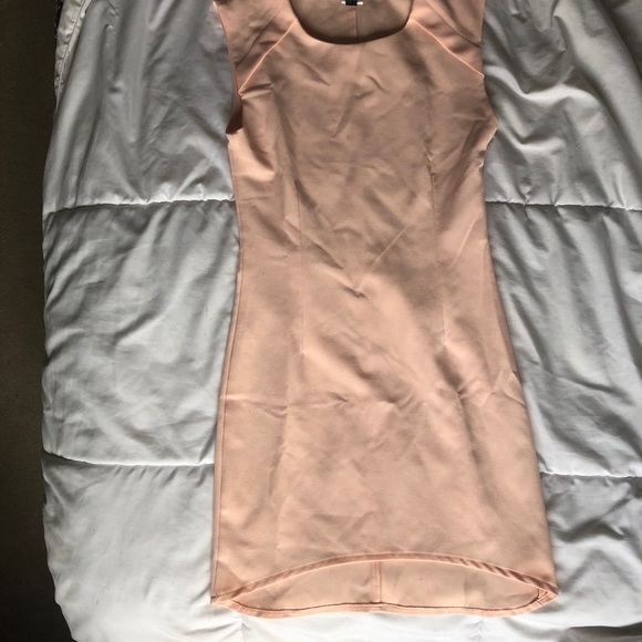 Pink Shona Joy Bodycon Dress with Sleeve Accent - Picture 2 of 4